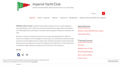 Desktop Screenshot of imperialyachtclub.co.za
