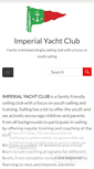 Mobile Screenshot of imperialyachtclub.co.za